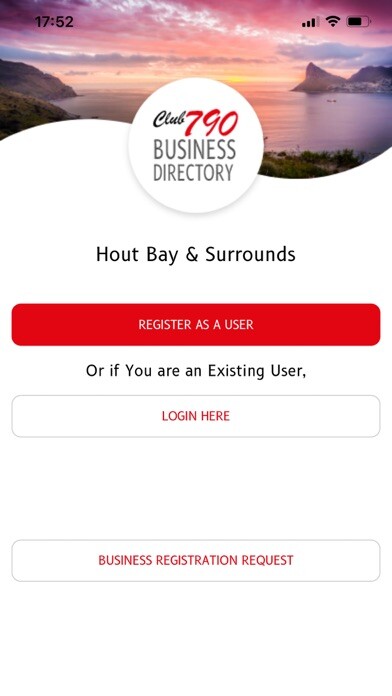Emulate iPhone app Club790 Business Directory using MyAndroid