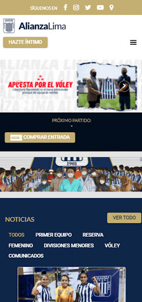 Run android online APK Club Alianza Lima from MyAndroid or emulate Club Alianza Lima using MyAndroid