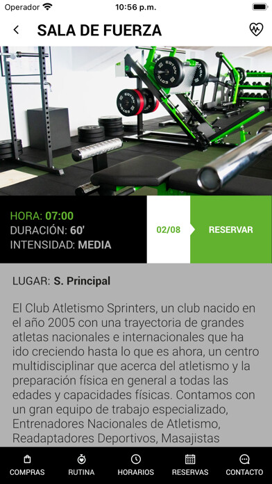 Emulate iPhone app Club Atletismo Sprinters using MyAndroid Emulate iPhone app Club Atletismo Sprinters using MyAndroid