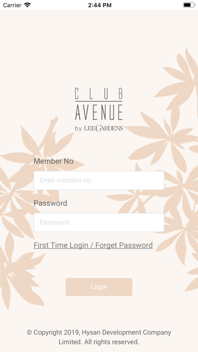 Emulate iPhone app Club Avenue by Lee Gardens using MyAndroid