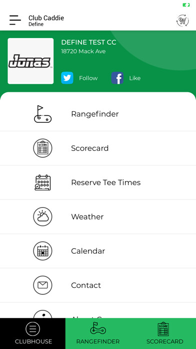Emulate iPhone app Club Caddie using MyAndroid Emulate iPhone app Club Caddie using MyAndroid