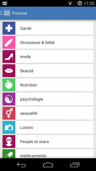 Run android online APK Club Doctissimo from MyAndroid or emulate Club Doctissimo using MyAndroid