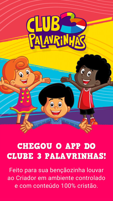 Emulate iPhone app Clube 3 Palavrinhas using MyAndroid