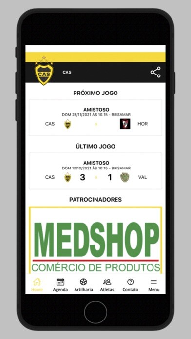 Emulate iPhone app Clube Atlético Sguerenévz using MyAndroid Emulate iPhone app Clube Atlético Sguerenévz using MyAndroid