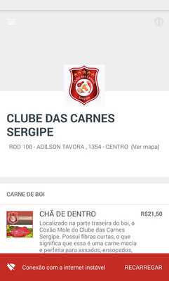 Emulate Android APK Clube das Carnes Sergipe
