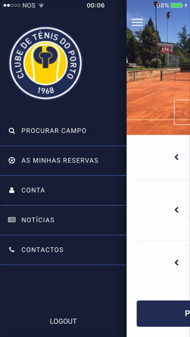 Emulate iPhone app Clube de Ténis do Porto using MyAndroid Emulate iPhone app Clube de Ténis do Porto using MyAndroid