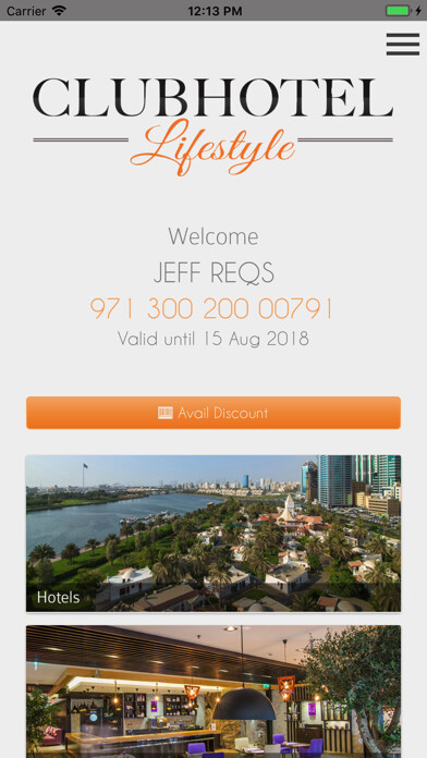 Emulate iPhone app CLUBHOTEL Lifestyle using MyAndroid Emulate iPhone app CLUBHOTEL Lifestyle using MyAndroid