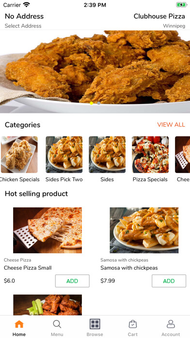 Run android online APK Clubhouse Pizza from MyAndroid or emulate Clubhouse Pizza using MyAndroid