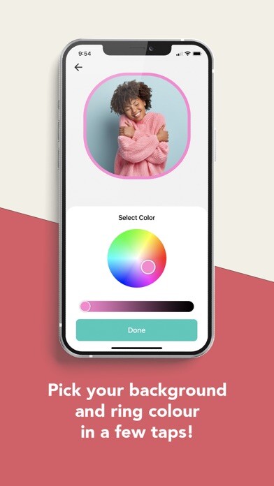 Emulate iPhone app Clubhouse Profile Maker using MyAndroid