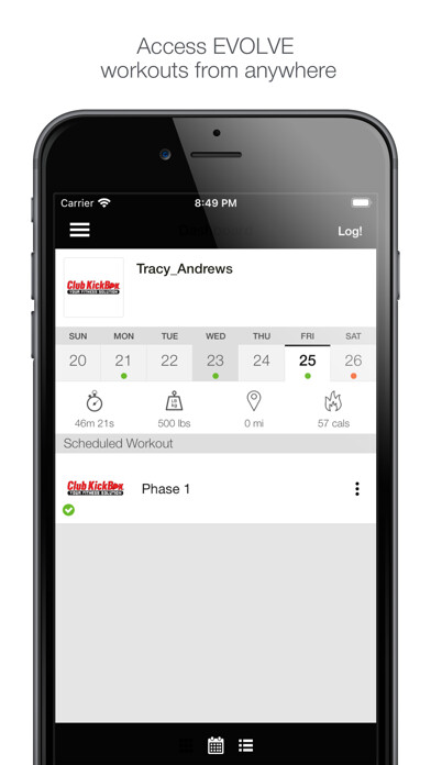 Emulate iPhone app Club Kickbox using MyAndroid Emulate iPhone app Club Kickbox using MyAndroid