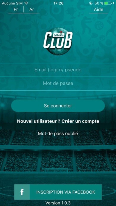 Emulate iPhone app Club MDJS using MyAndroid