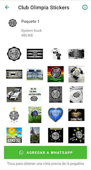 Run android online APK Club Olimpia Stickers from MyAndroid or emulate Club Olimpia Stickers using MyAndroid