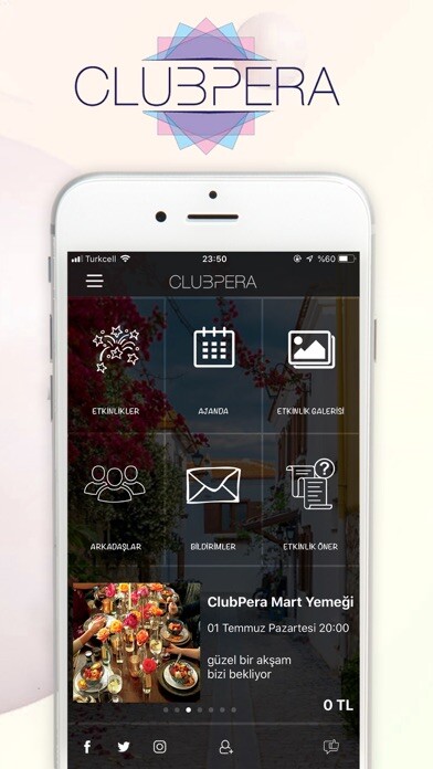 Emulate iPhone app CLUB PERA using MyAndroid