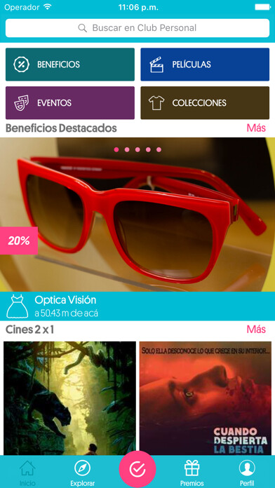 Emulate iPhone app Club Personal - Paraguay using MyAndroid