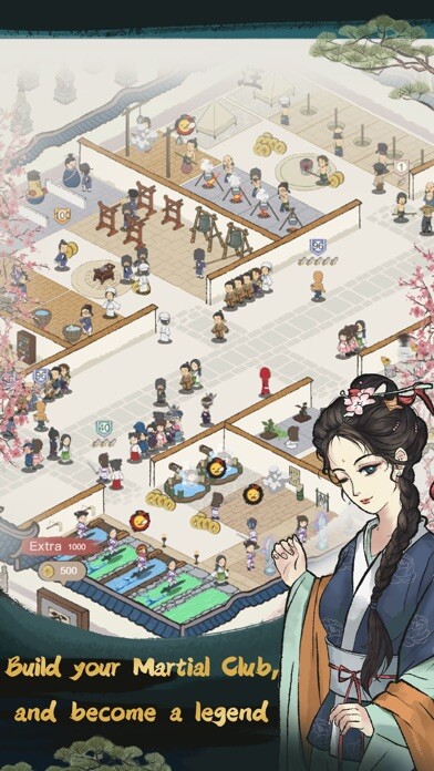 Emulate iPhone app Club Simulator - Kungfu Game using MyAndroid