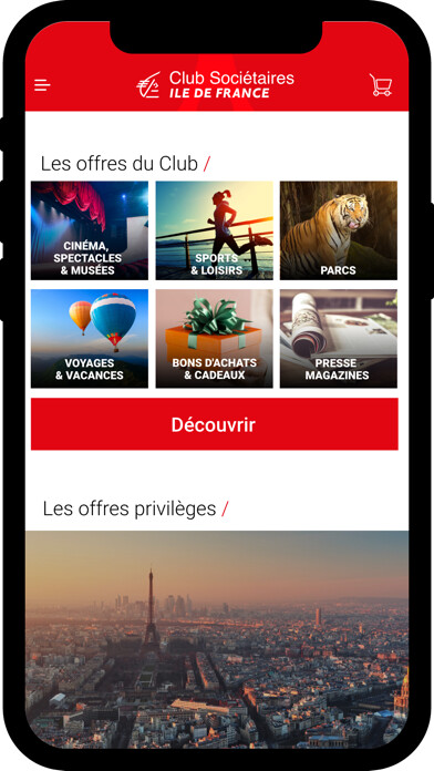 Emulate iPhone app Club Sociétaires CEIDF using MyAndroid Emulate iPhone app Club Sociétaires CEIDF using MyAndroid