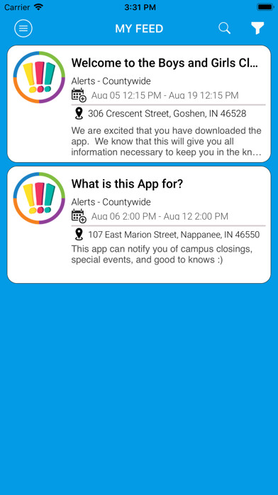 Emulate iPhone app Club To Go using MyAndroid Emulate iPhone app Club To Go using MyAndroid