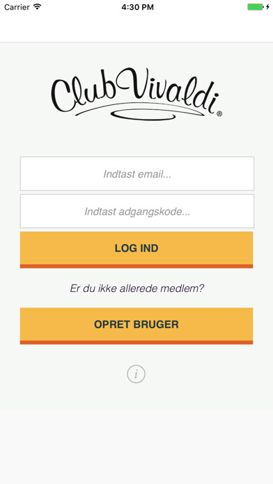 Emulate iPhone app Club Vivaldi using MyAndroid Emulate iPhone app Club Vivaldi using MyAndroid