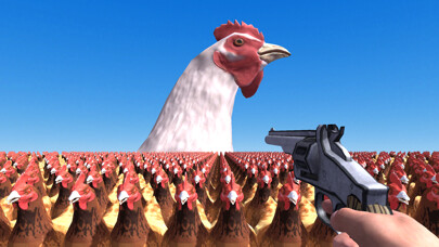 Emulate iPhone app Cluck Shot: Chicken Gun Game using MyAndroid Emulate iPhone app Cluck Shot: Chicken Gun Game using MyAndroid