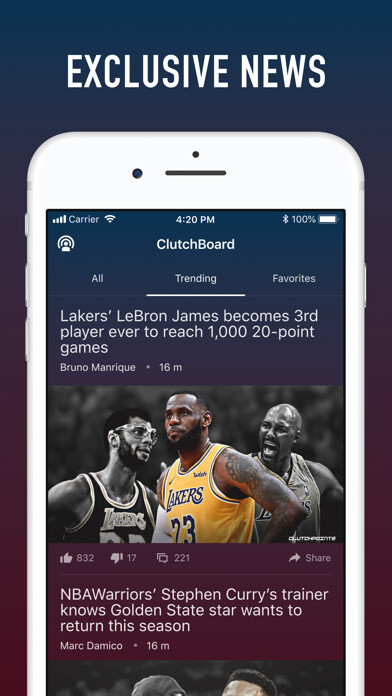Emulate iPhone app ClutchPoints - NBA, NFL, MLB using MyAndroid Emulate iPhone app ClutchPoints - NBA, NFL, MLB using MyAndroid