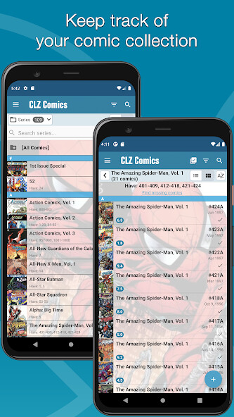 Run android online APK CLZ Comics - comic database from MyAndroid or emulate CLZ Comics - comic database using MyAndroid