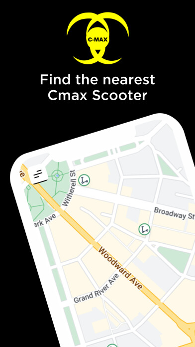 Emulate iPhone app Cmax Scooter using MyAndroid