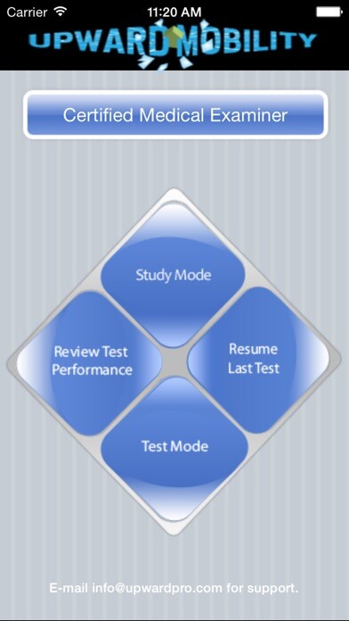 Emulate iPhone app CME Medical Examiner Test Prep using MyAndroid
