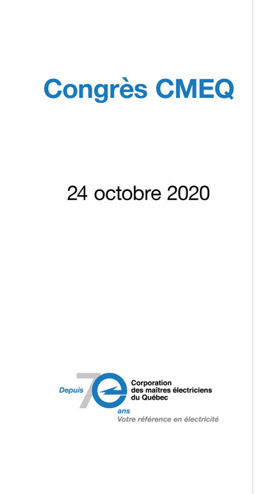 Emulate iPhone app CMEQ - Congrès 2020 using MyAndroid