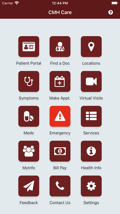 Emulate iPhone app CMH Care using MyAndroid