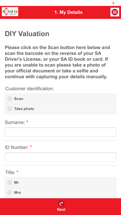 Emulate iPhone app CMH DIY Valuation using MyAndroid Emulate iPhone app CMH DIY Valuation using MyAndroid