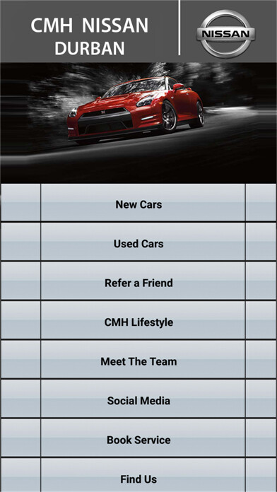 Emulate iPhone app CMH Nissan Durban using MyAndroid