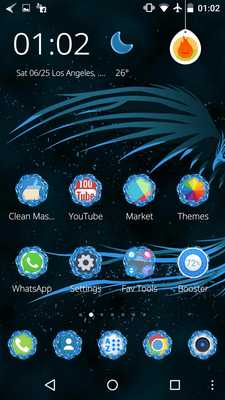 Emulate Android APK CM Launcher Phoenix Theme