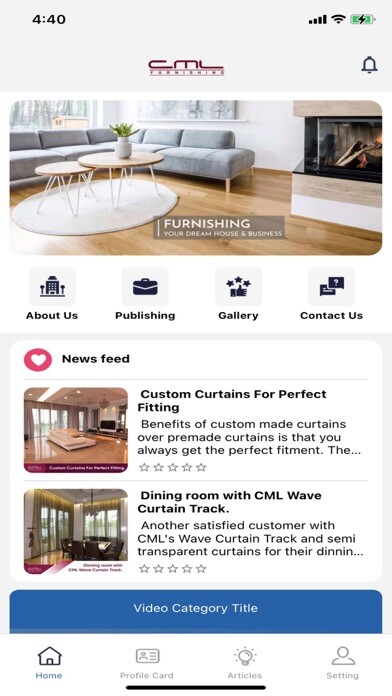Emulate iPhone app CML Furnishing using MyAndroid Emulate iPhone app CML Furnishing using MyAndroid