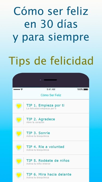 Emulate iPhone app Cómo ser feliz -Reto de 30 días using MyAndroid Emulate iPhone app Cómo ser feliz -Reto de 30 días using MyAndroid