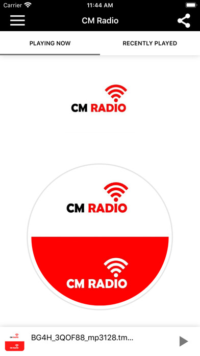 Emulate iPhone app CM Radio using MyAndroid