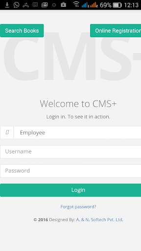 Run android online APK CMS Demo ANSOFTECH from MyAndroid or emulate CMS Demo ANSOFTECH using MyAndroid