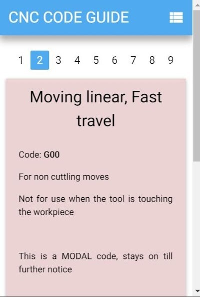 Run android online APK CNC CODE GUIDE Fanuc from MyAndroid or emulate CNC CODE GUIDE Fanuc using MyAndroid