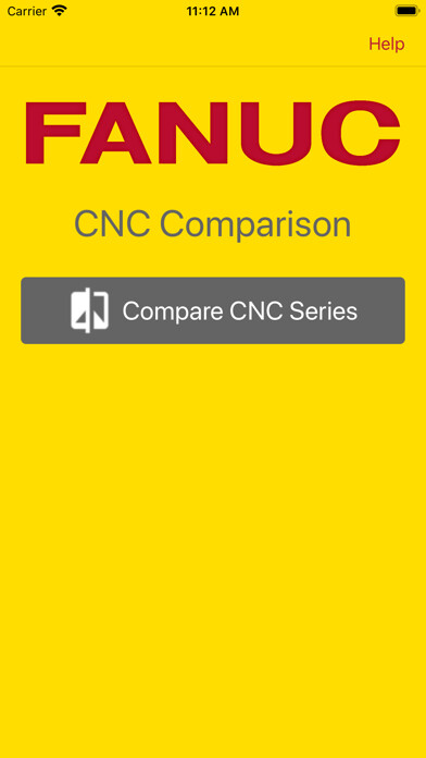 Emulate iPhone app CNC Comparison Tool using MyAndroid