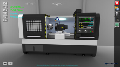 Emulate iPhone app CNC Lathe Simulator Lite using MyAndroid Emulate iPhone app CNC Lathe Simulator Lite using MyAndroid