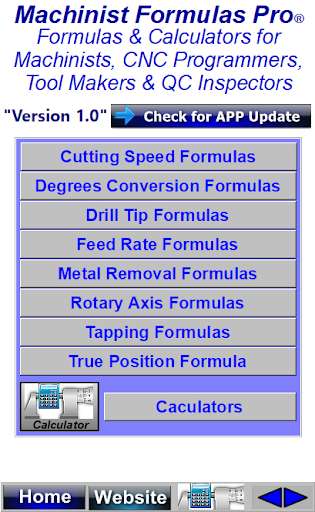 Run android online APK CNC Machinist Maths Formulas Speeds Feeds FREE from MyAndroid or emulate CNC Machinist Maths Formulas Speeds Feeds FREE using MyAndroid Run android online APK CNC Machinist Maths Formulas Speeds Feeds FREE from MyAndroid or emulate CNC Machinist Maths Formulas Speeds Feeds FREE using MyAndroid
