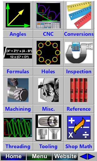 Run android online APK CNC Milling Calculator from MyAndroid or emulate CNC Milling Calculator using MyAndroid