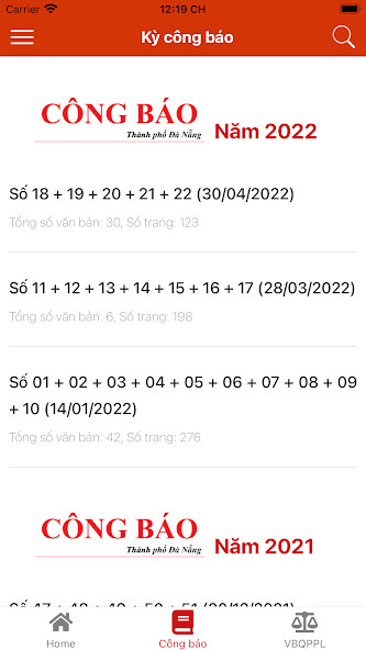 Run android online APK Công báo Đà Nẵng from MyAndroid or emulate Công báo Đà Nẵng using MyAndroid