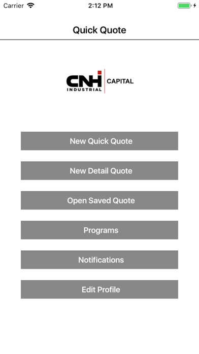 Emulate iPhone app CNHiCA QuickQuote using MyAndroid