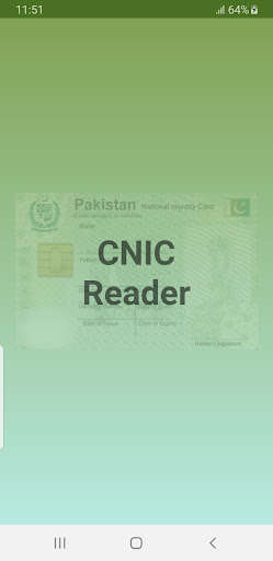 Run android online APK CNIC Reader Pakistan from MyAndroid or emulate CNIC Reader Pakistan using MyAndroid