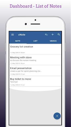 Run android online APK cNote Notepad Check List Todo List from MyAndroid or emulate cNote Notepad Check List Todo List using MyAndroid