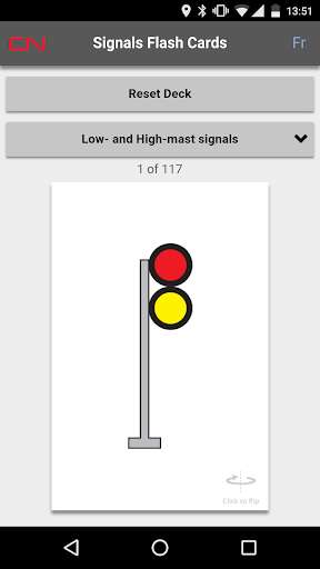 Run android online APK CN Signals Flash Cards (CROR) from MyAndroid or emulate CN Signals Flash Cards (CROR) using MyAndroid