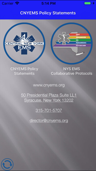 Emulate iPhone app CNYEMS Policy Statements using MyAndroid Emulate iPhone app CNYEMS Policy Statements using MyAndroid