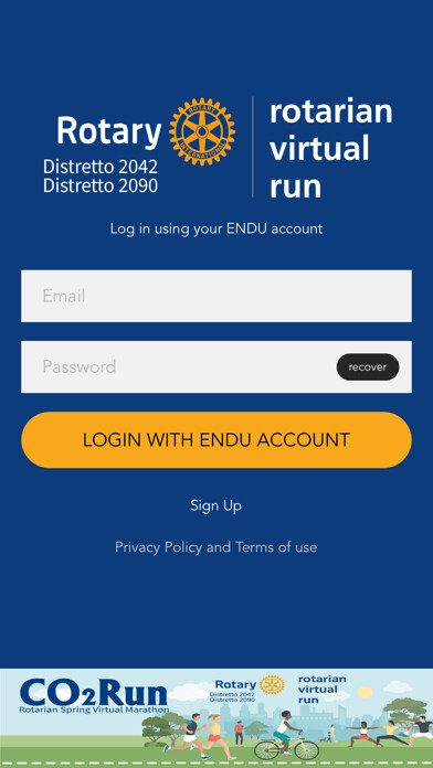 Emulate iPhone app CO2RUN Rotarian Spring Virtual using MyAndroid Emulate iPhone app CO2RUN Rotarian Spring Virtual using MyAndroid