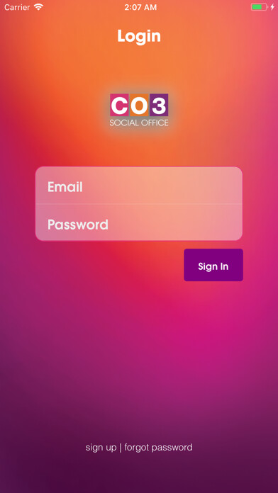 Emulate iPhone app CO3 Social Office using MyAndroid Emulate iPhone app CO3 Social Office using MyAndroid