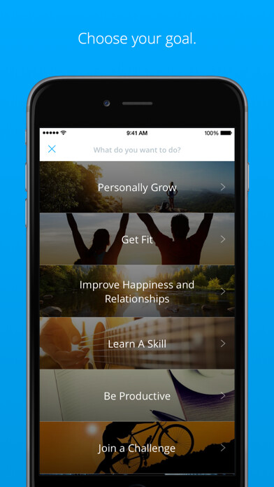 Emulate iPhone app Coach.me - Goals & Habits using MyAndroid